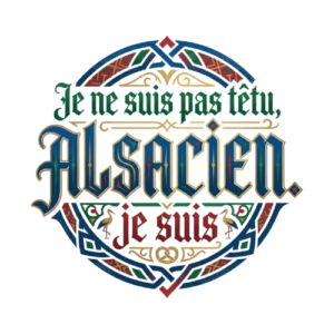 T-shirt Alsacien Je ne suis pas têtu - Humour & Fierté Régionale