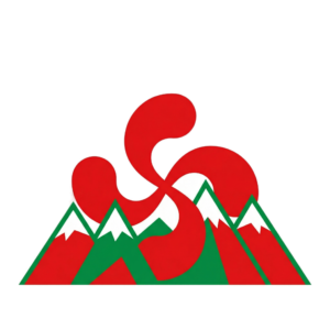 T-shirt Basque et Fier avec croix lauburu - Pays basque