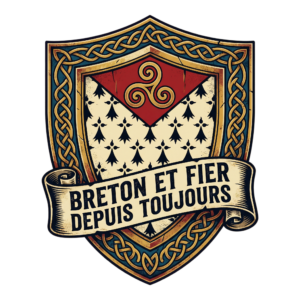 T-shirt Breton et Fier Depuis Toujours - Style Vintage Héritage