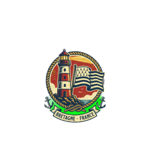 T-shirt fier d'être breton vintage style maritime