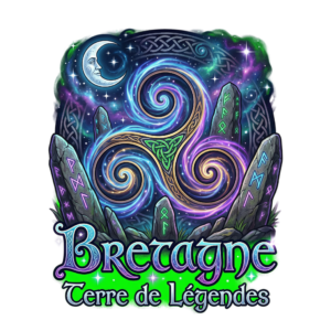 T-shirt Bretagne terre de légendes au design celtique mystique