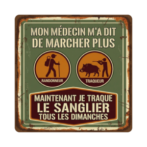 T-shirt Chasse Humour Sanglier - Le Cadeau Idéal pour Traqueur