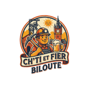 T-shirt Ch'ti et Fier Biloute - Look Rétro Nord de la France