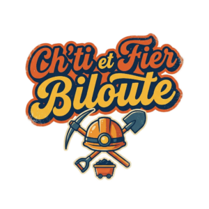 T-shirt ch'ti et fier biloute - humour nord