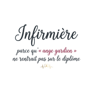 T-shirt Infirmière Ange Gardien - Style Minimaliste & Chic