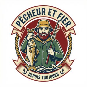 T-shirt Pêcheur et Fier - Style Vintage Retro pour Passionnés