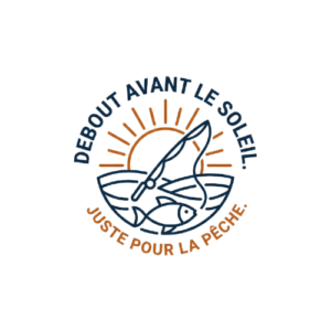 T-shirt Pêcheur Matinal - Debout Avant le Soleil - Style Minimaliste