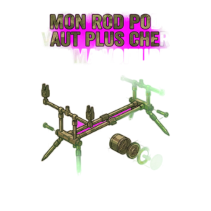 T-shirt humour carpiste rod pod - mon matériel vaut plus cher