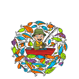 T-shirt humour pêche aux leurres - En phase de test intensif