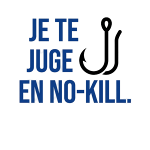 T-shirt pêche no kill - Je te juge en no-kill
