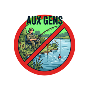 T-shirt humour pêche - Je ne parle pas aux gens qui pêchent au posé