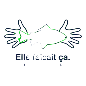 T-shirt humour pêcheur - Elle faisait ça (Échelle non garantie)